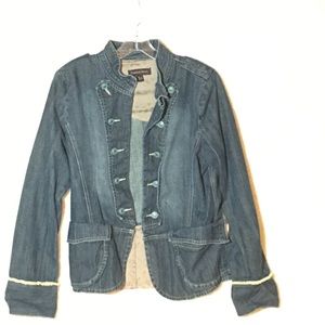 Plains & Prints denim jacket.